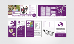 Flyer, Visitenkarte & Stempel für die Physiotherapie Monique Gipp in Stralsund